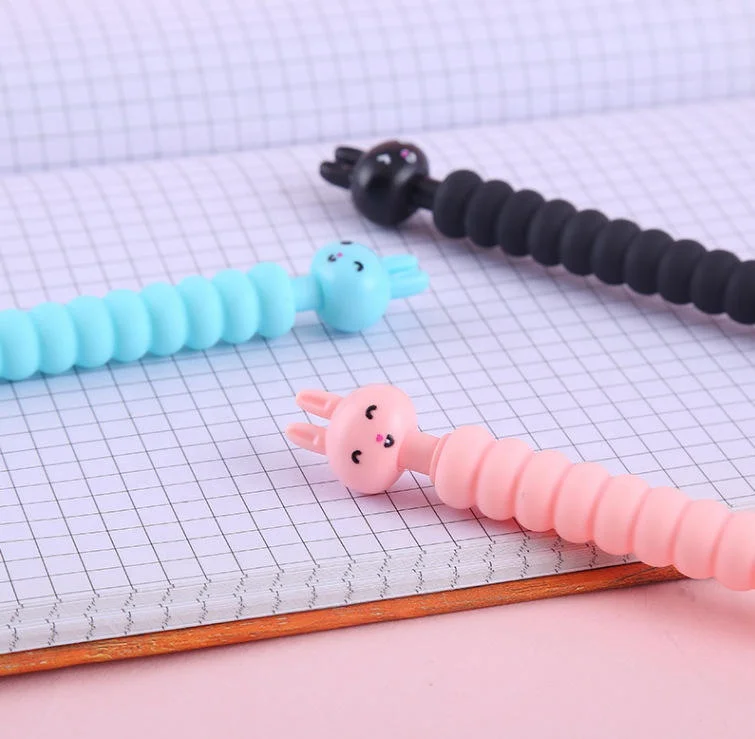 Copllent Automatic Pencil  Students Cartoon Plastic Mechanical Pencil Girl Heart Small White Rabbit Cute Mechanical Pencil