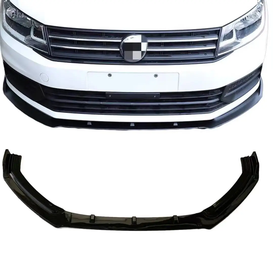 For VW NEW JETTA  Sagitar 3 pcs Black Splitter Diffuser Body Kit Spoiler front bumper lip