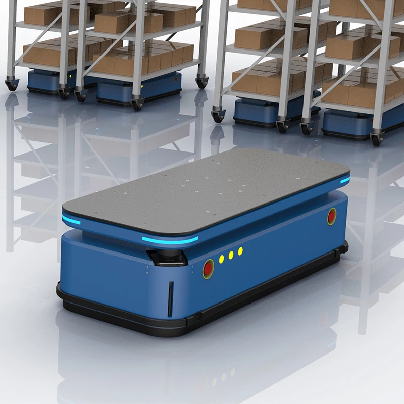 Wellwit Autonomous Mobile Robots Agv With Double Steering Wheel Drive For Warehouse Robots Agv