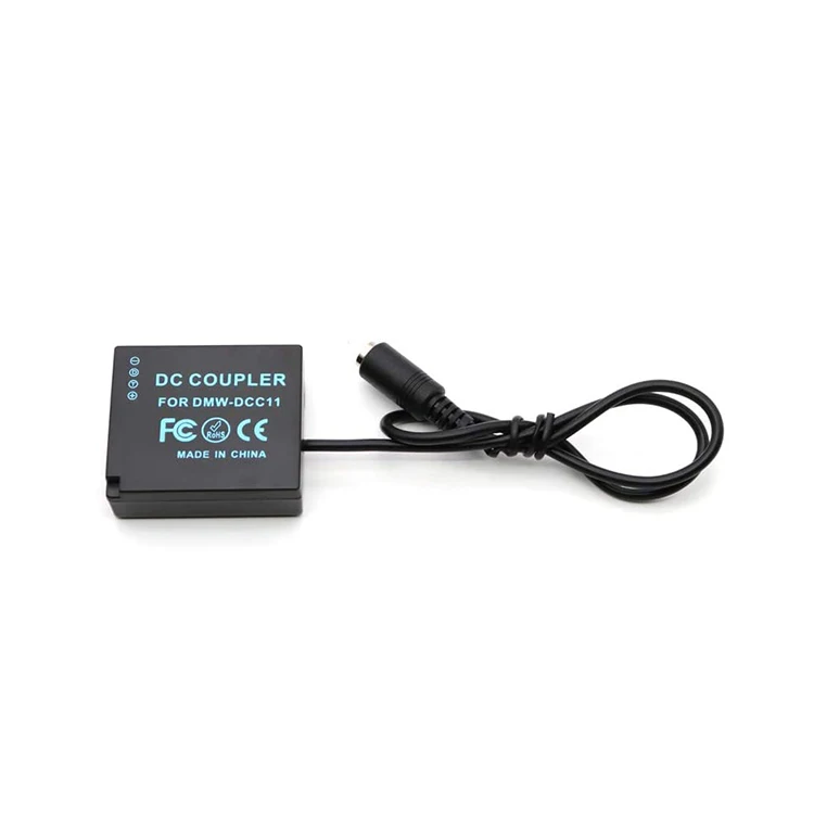 DMW-DCC11 DC Coupler Dummy Battery AC Power Supply Adapter for Panasonic Lumix DMC-GX80 GX85 GF6 GX7 DC-G100 GX9 LX100K ZS60