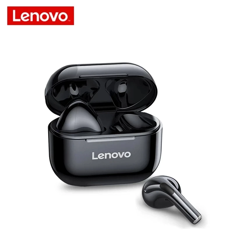 Original Lenovo Lp40 TWS Wireless Earphones Headset 5.0 Stereo Bass Touch Control Sport Life Waterproof  Lenovo Earbuds