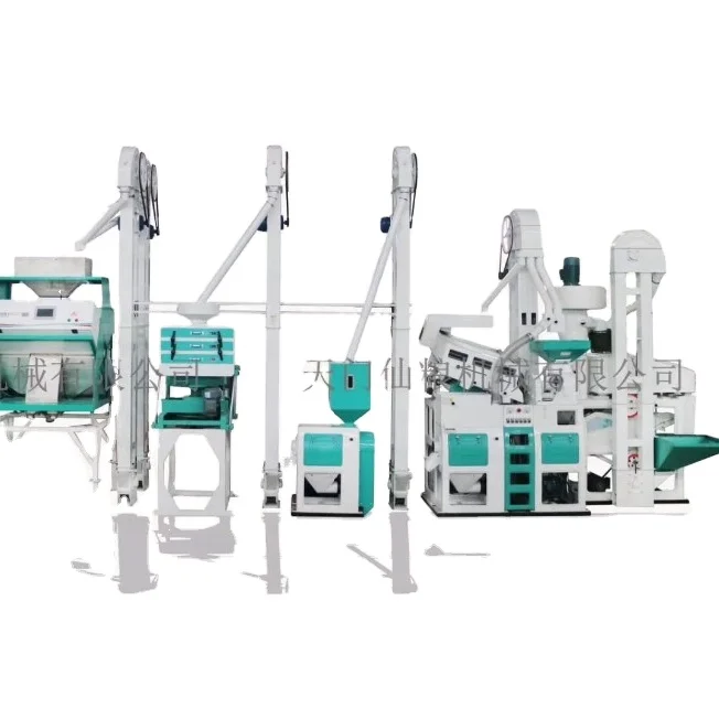 Grain processing machinery Hot sell 40-50 tons /day complete set rice mill plant