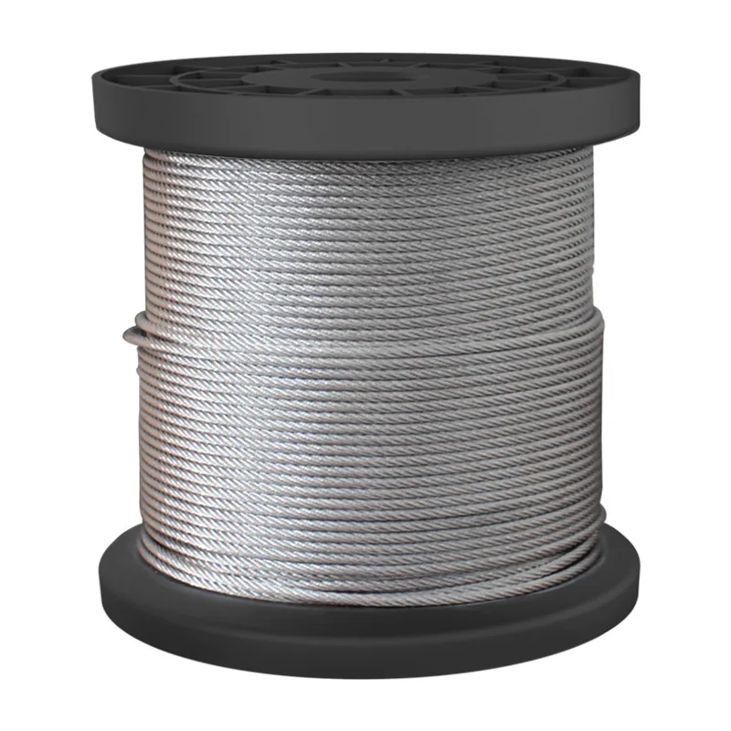 High Tensile AISI Galvanized Binding Stainless Steel Wire Rope Drum Steel Wire Rope Manufacturers