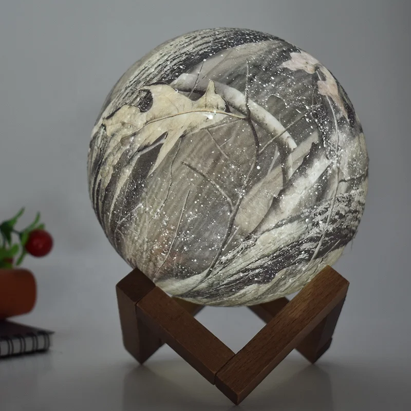 2019 Newest hottest sale on line 3d printing moon lamp night light for gifts