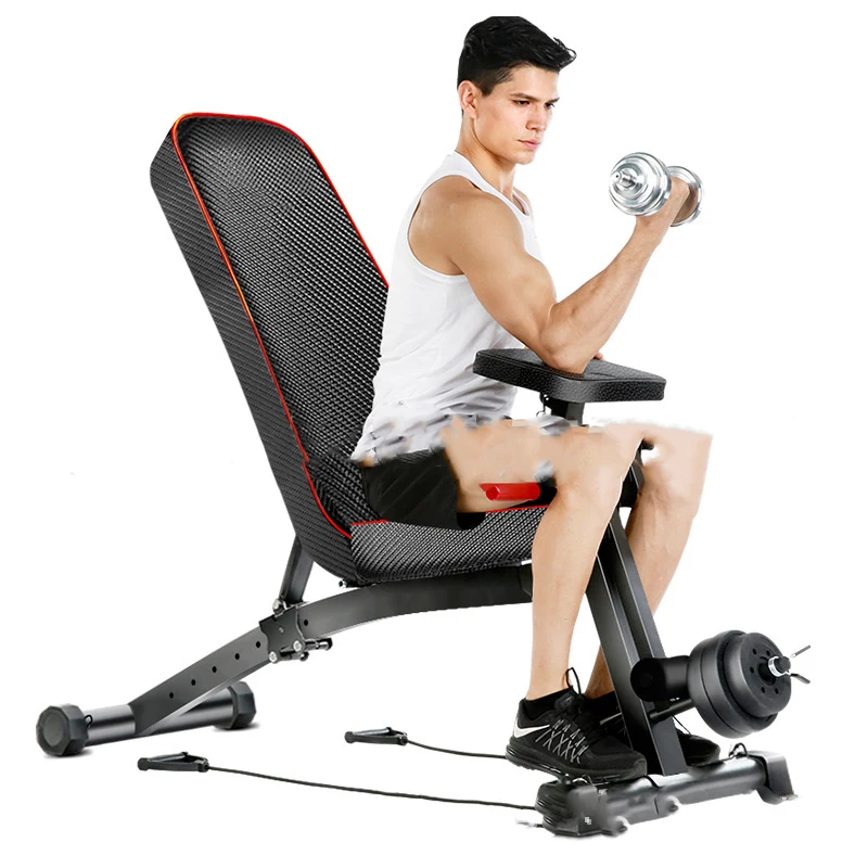 Multi function adjustable commercial gym equipment incline weight bench dumbbell bench