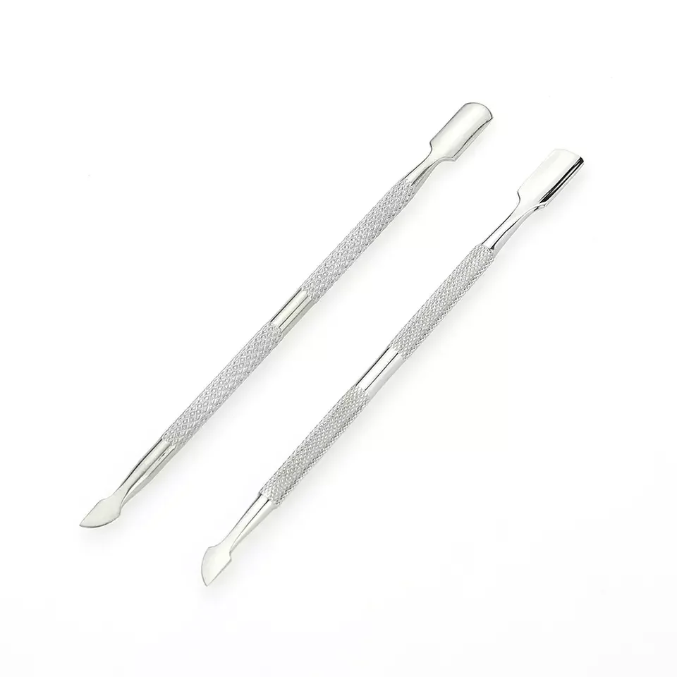 Professional Stainless Steel Non-slip Dead Skin Cuticle Pusher Remover Nail Nipper
