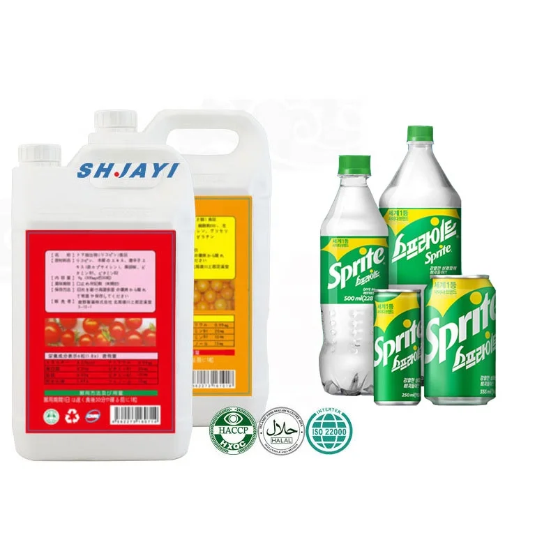 50 раз производители сиропа для напитков со вкусом концентрата Spritee производства газированных
