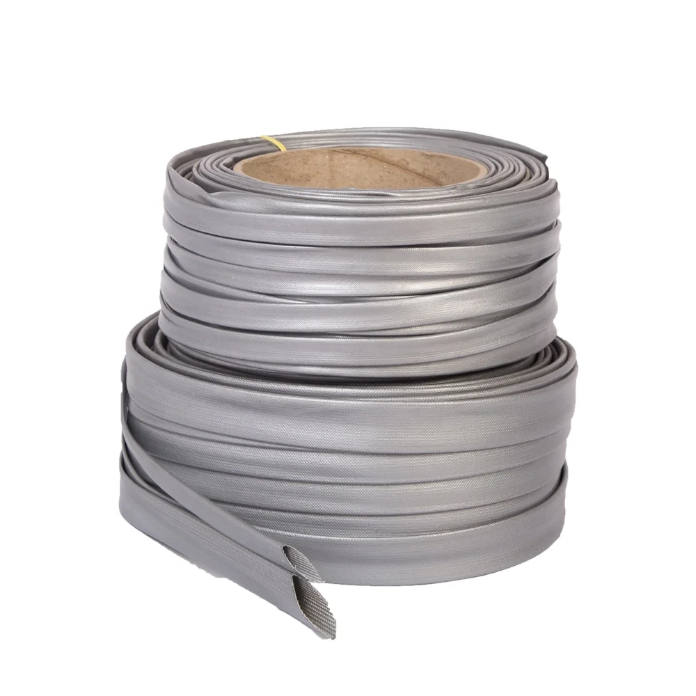 Good Quality Aluminum Foil Fiberglass Sleeve 1000M Heat Reflective Fiberglass Sleeving