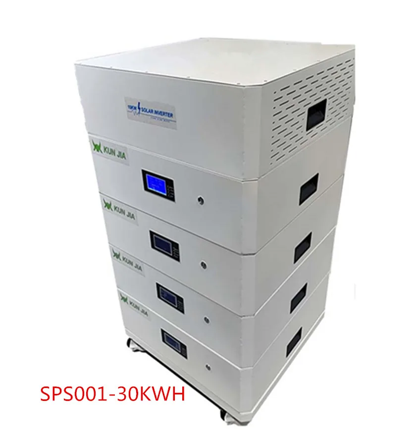 SPS001 51.2v 30kwh Lifepo4 Battery Home Solar Energy Storage System with Hybrid Solar Inverter 10kw