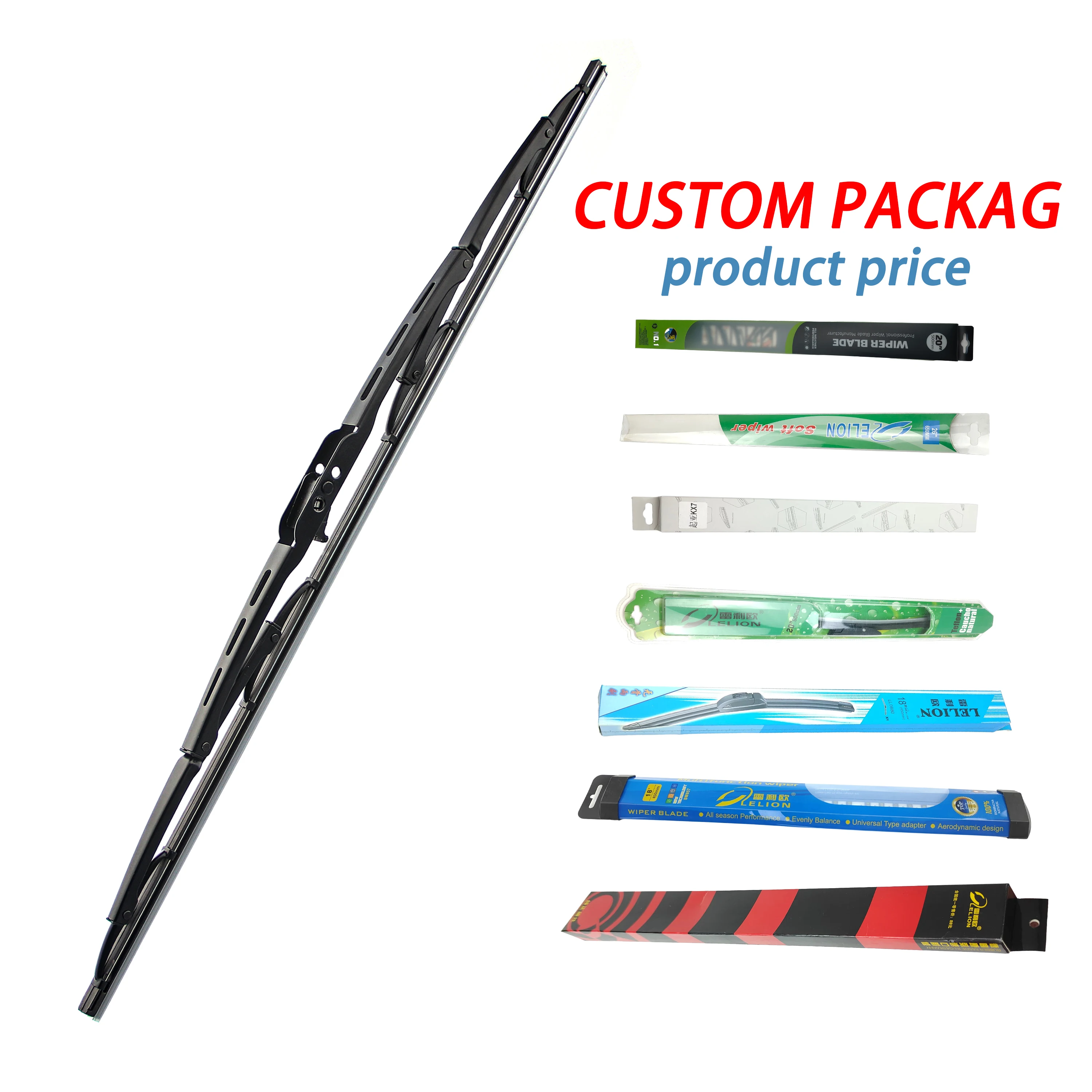 LELION Hot Sale Car Front windshield Wiper Blades Manufacturers U-hook Universal Wiper blades For Car