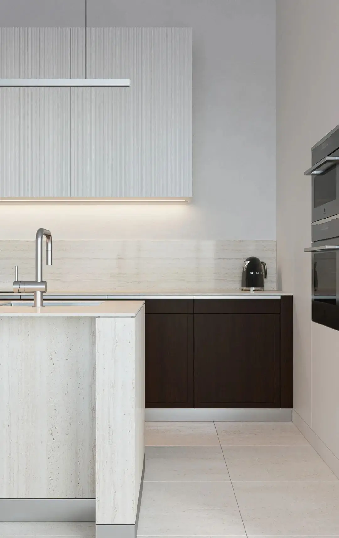 Sanhai Minimalist Style Interior Design Layout Space Planning Floor Plan 3D Max Rendering Condo Classic House Idea Private Home