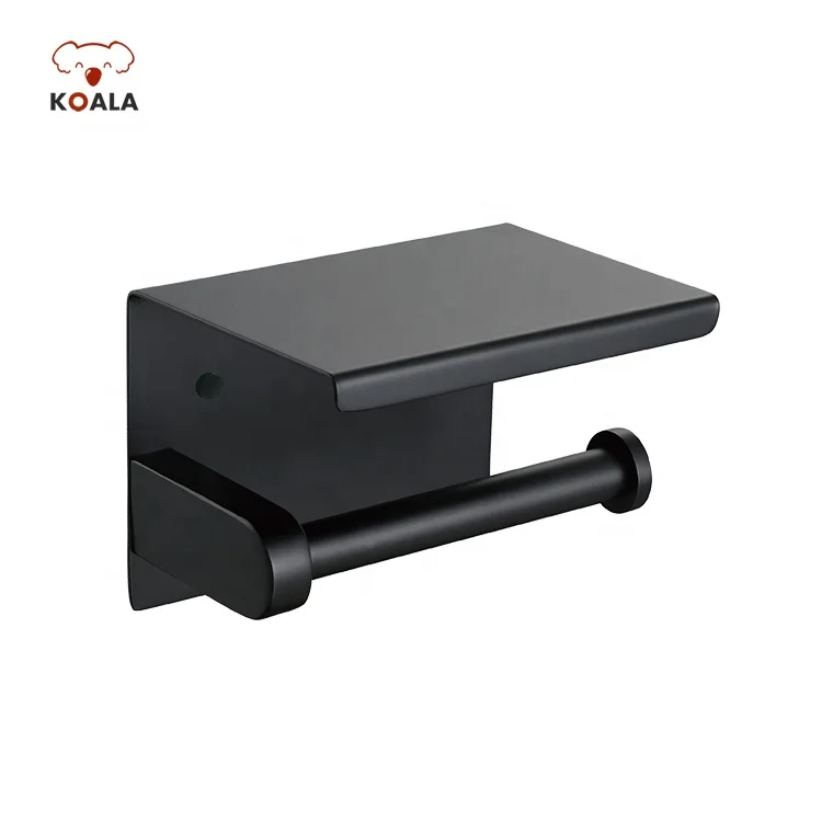 Industrial Bathroom Funny Tissue Toilet Paper Holder with Shelf