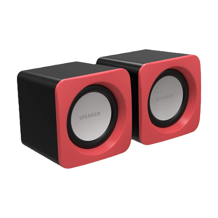 Portable Mini Computer Speaker 3.5mm Aux Audio Plug Desktop Laptop Speakers