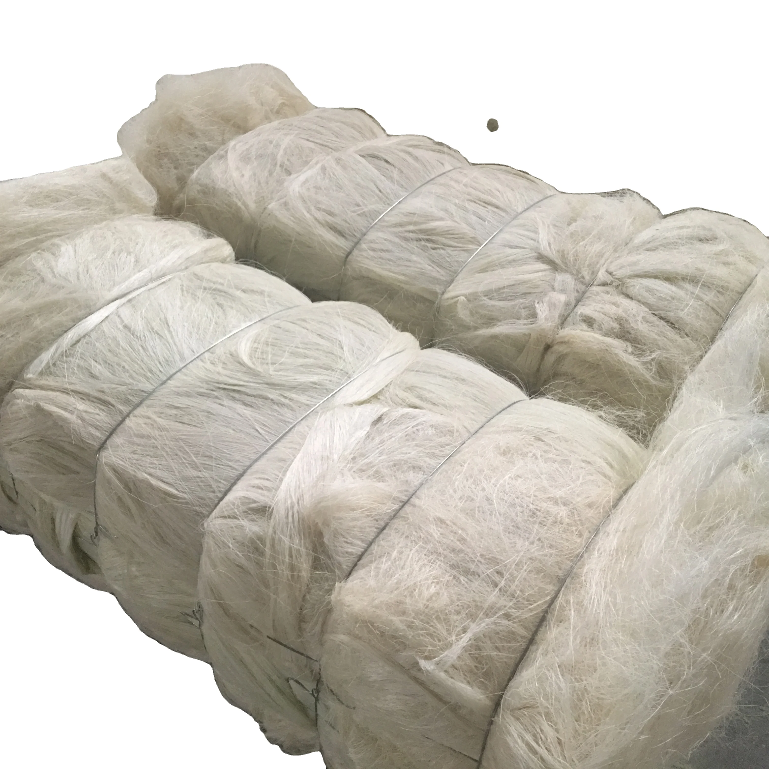 Сизальное волокно класс Агава для гипса кремовый белый 100 кг/тюк