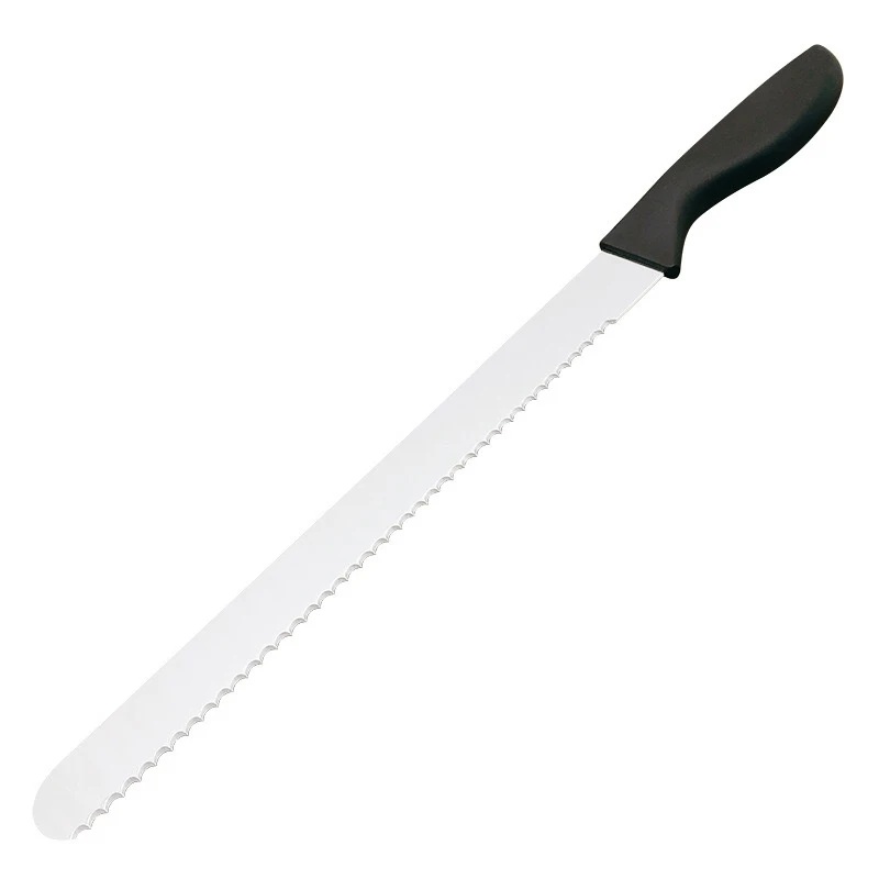 8' 10' 12' 14' Serrated Bread knife and Cake Slicer with Plastic Handle Wedding Cake Knife for Slicing Breads Cakes