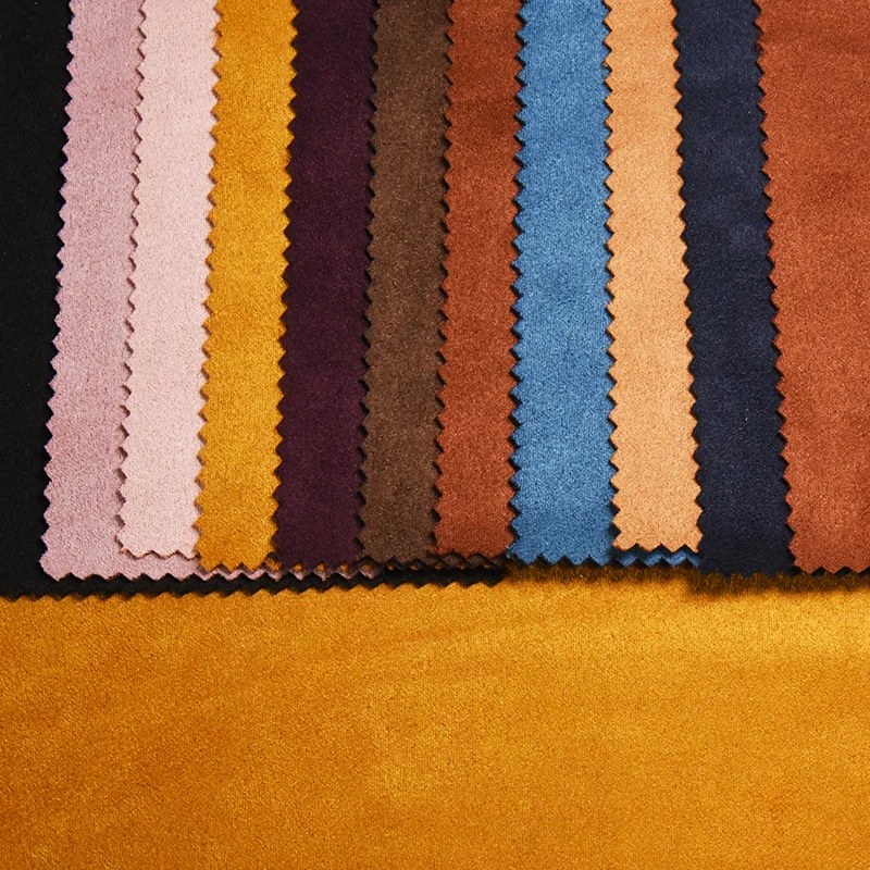 
SCUBA SUEDEPD 95% Terylene 5% Spandex Elasticity Suede Thickened Fabric for trench coat 