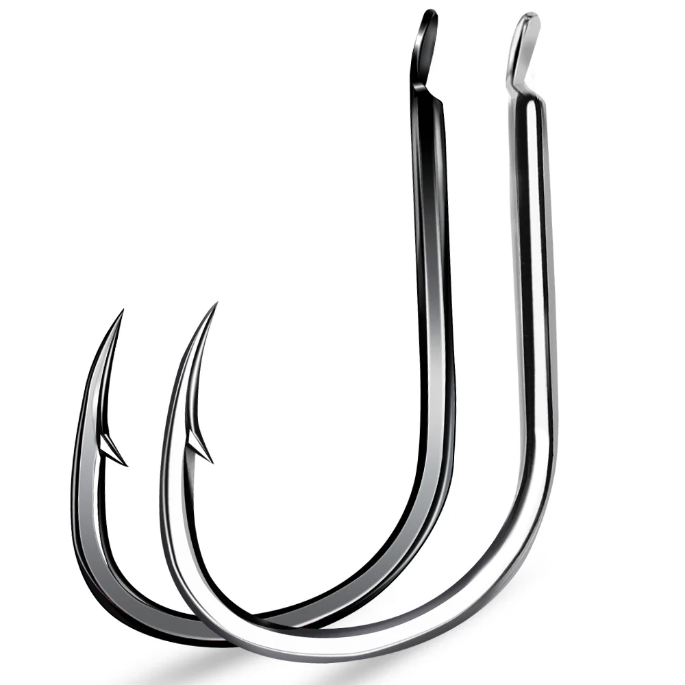 SKNA Newest 30pcs/set Fishing Hooks Set High Carbon Steel barbed Single Circle Hook Dip Barbed Carp Hooks Sea Fishing