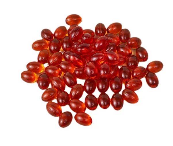 Private Label Omega 3 Krill Oil Softgel Red Capsules Health Supplement For Adults