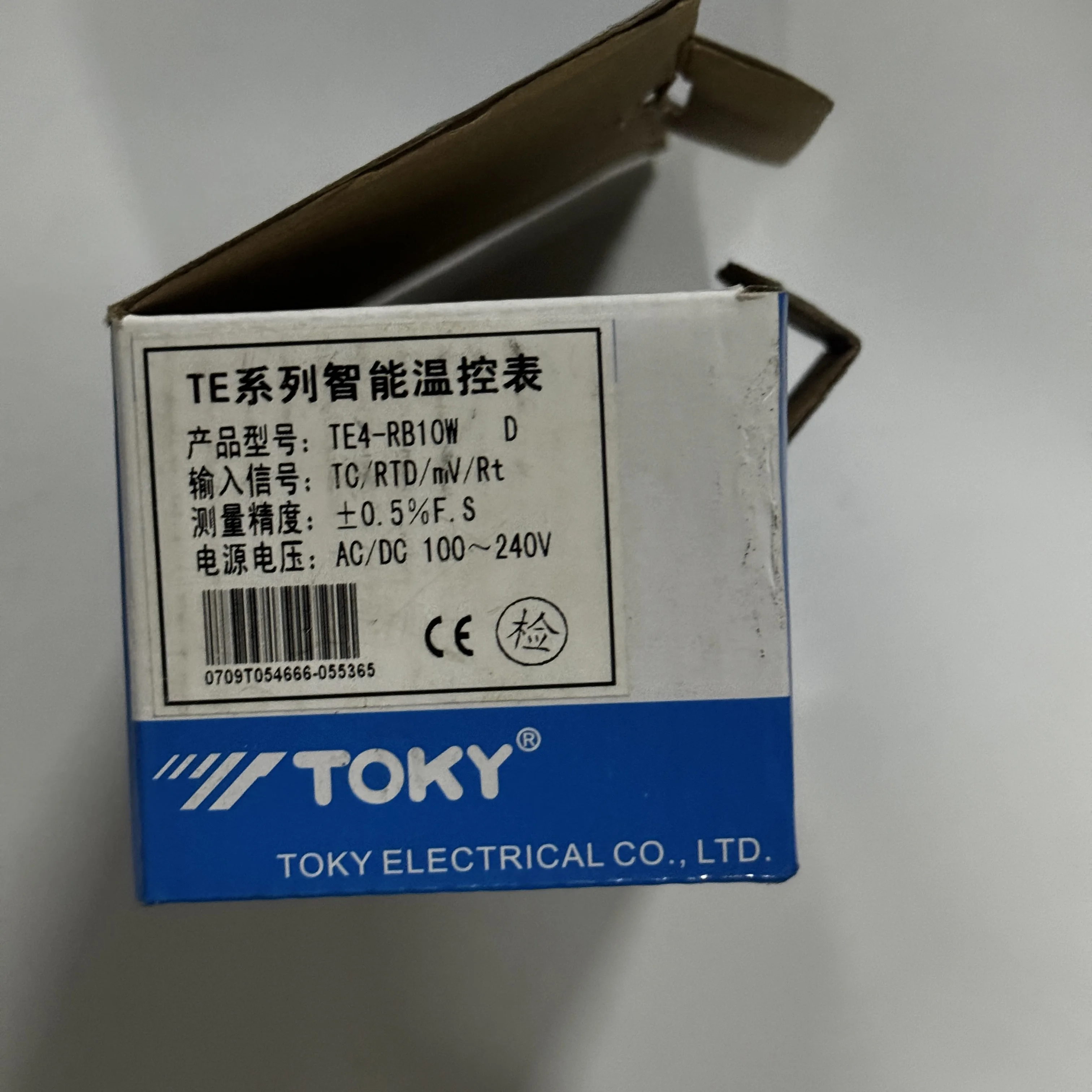 TOKY TE4-RB10W Intelligentized Temperature Controller Meter AC/DC100~240V