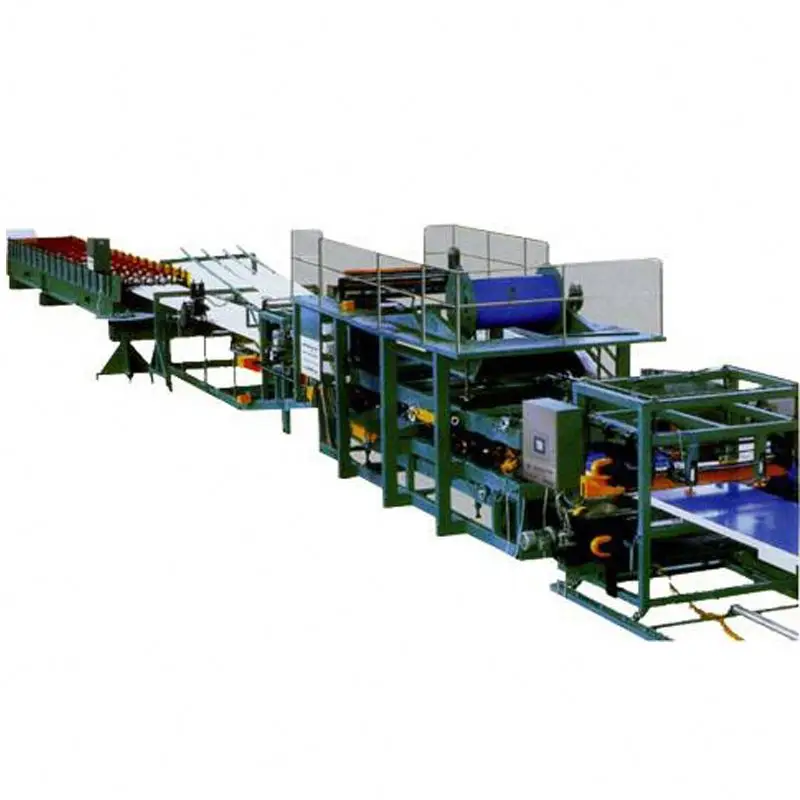 Automatic aluminium composite panel making phenolic foam insulation panels machine manufacturing production lines