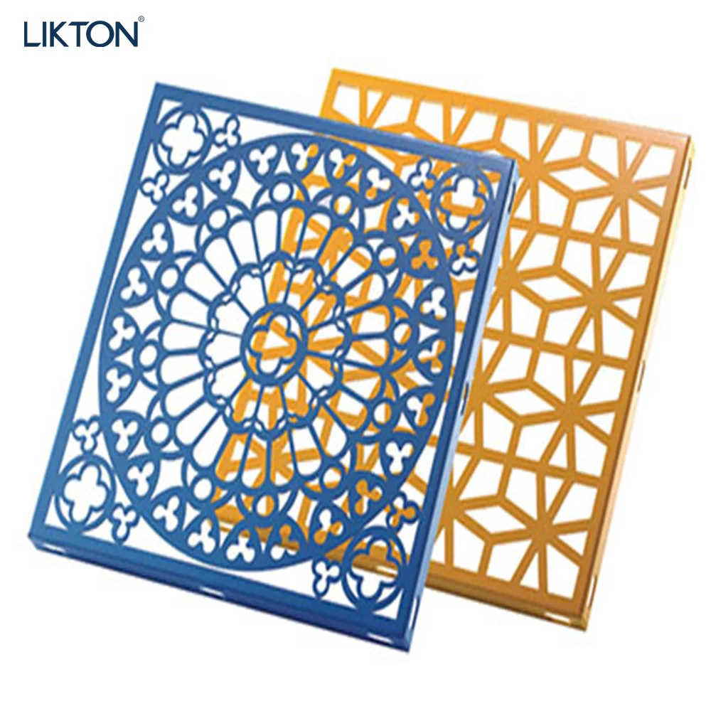 Building Material Aluminum Hollow Art  Design Wall Panel Metal Clad Panel Cladding Exterior Curtain Wall