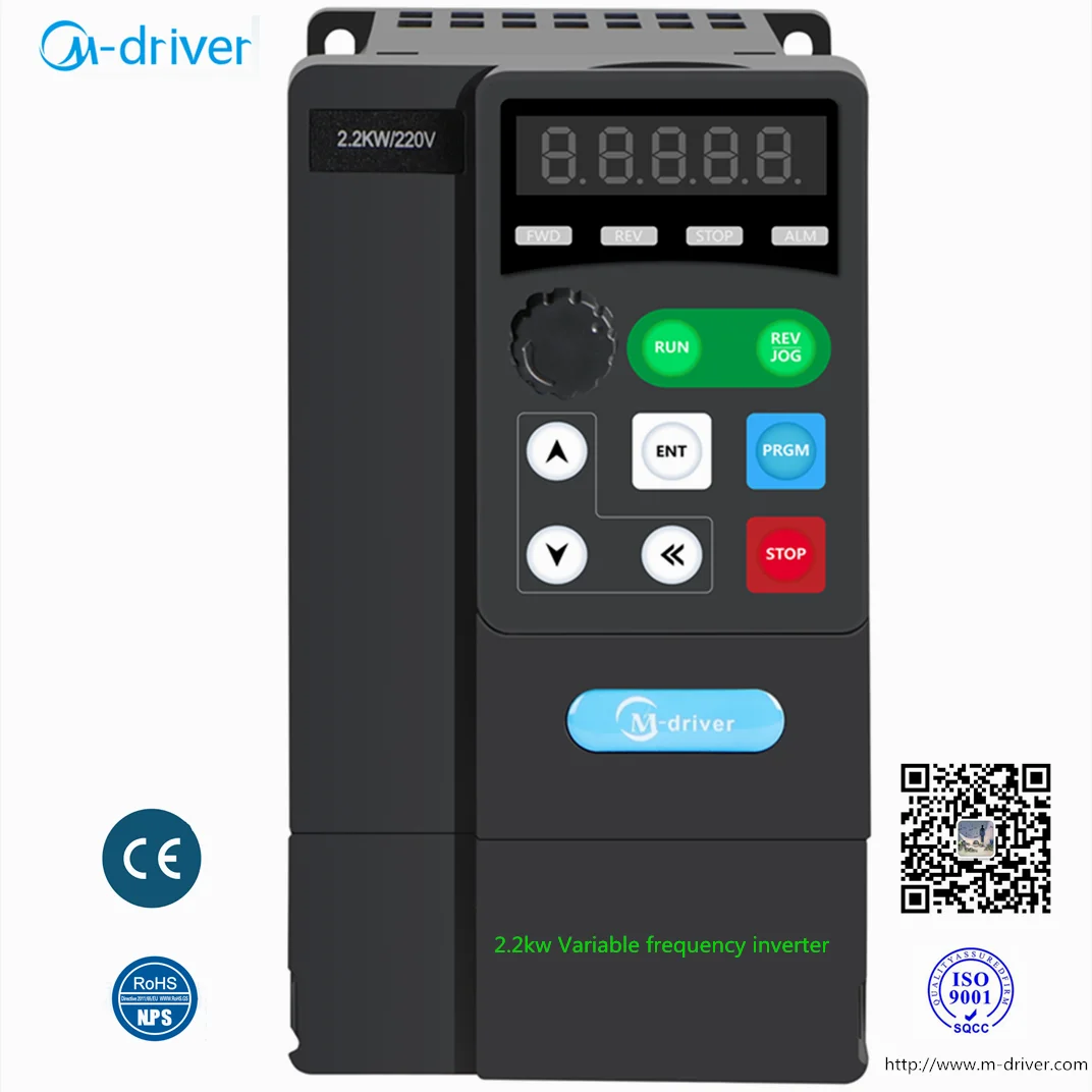 Великой китайской управления 0.75kw 220 В однофазный вход инвертор конвертер 3 фазы переменного тока выход частотно-регулируемым приводом для моторный накопитель более низкие