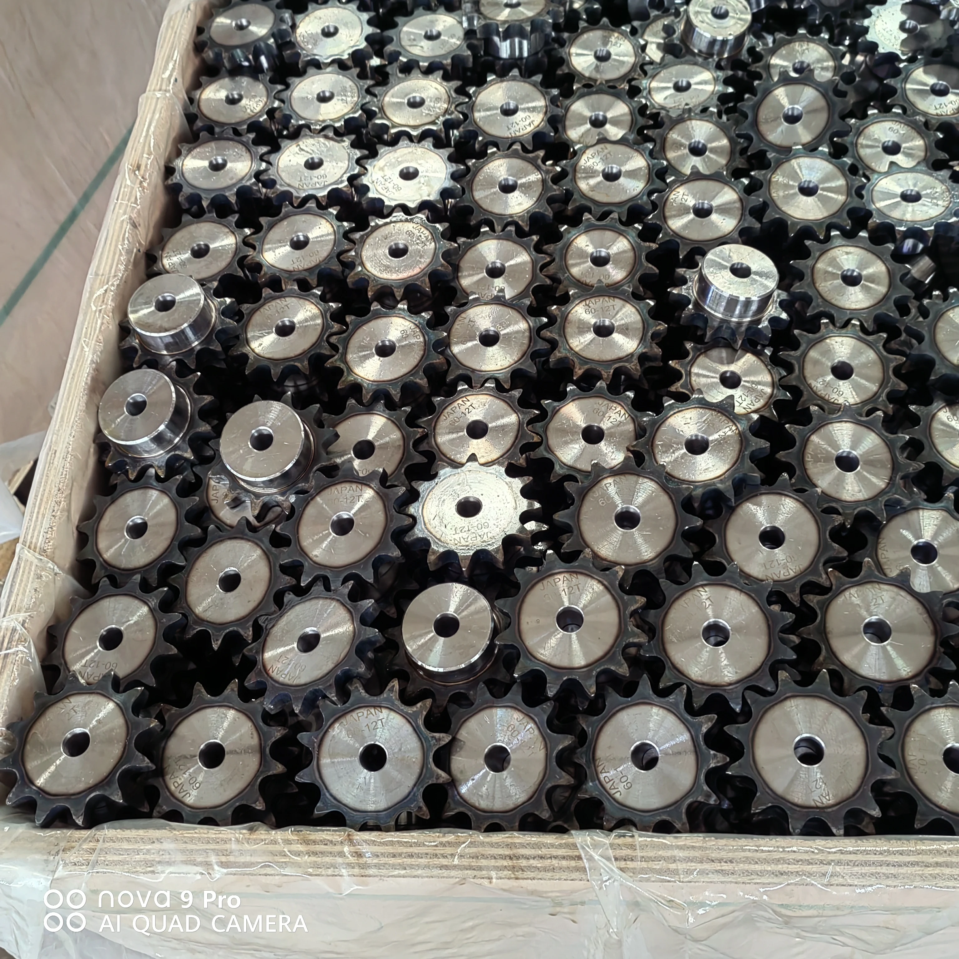 customized  hard  carburizing and tempering treatment double roller chain sprocket HRC55-65