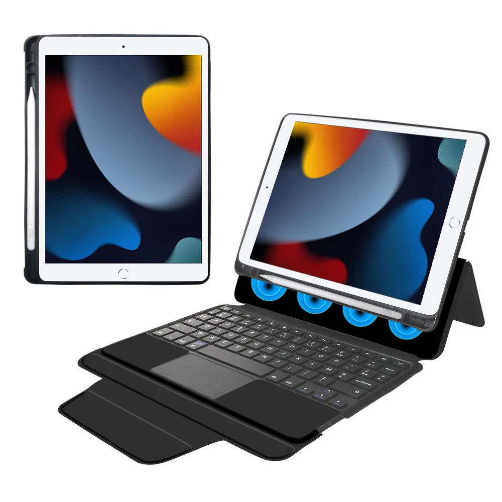 Magic Keyboard case for iPad 10.2 cover with removable integrated keyboard cover factory manufacture