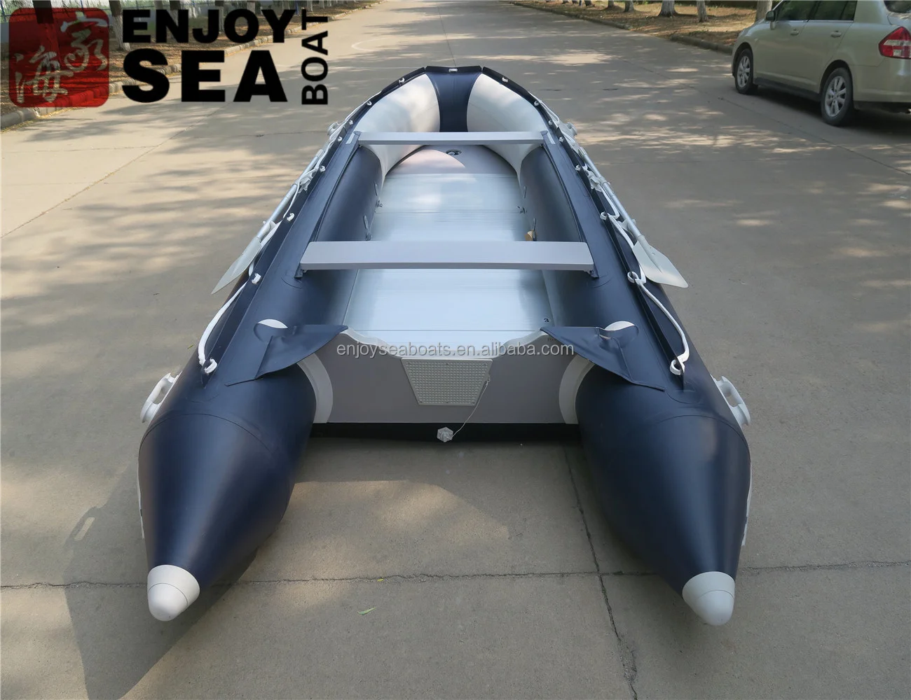 5 Person Aluminum Floor 3.8 M Rigid Inflatable Boat with CE
