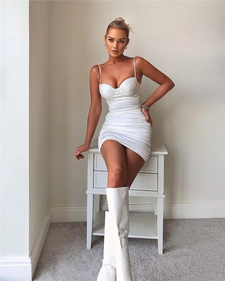 2021 Sexy Birthday Club Dress Women Ladies  Elegant Sexy Mini Dresses Club Wear Party Bodycorn Dress Women