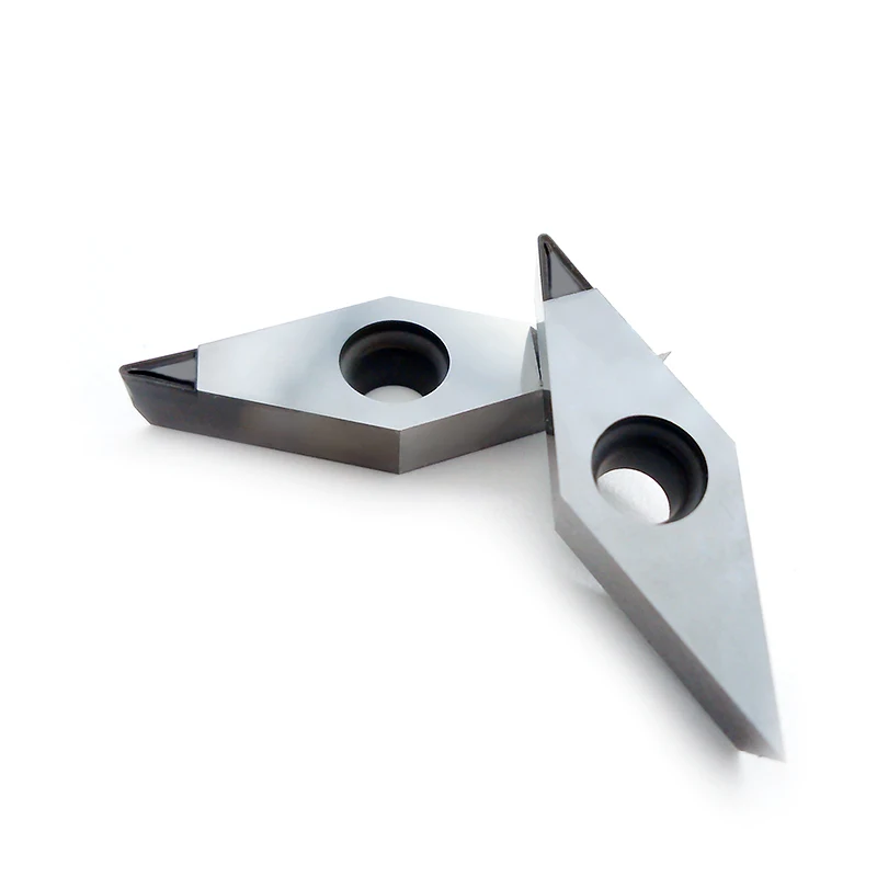 WSQ Diamond PCD  CBN inserts Diamond PCD chipbreaker turning tools Diamond turning tool insert