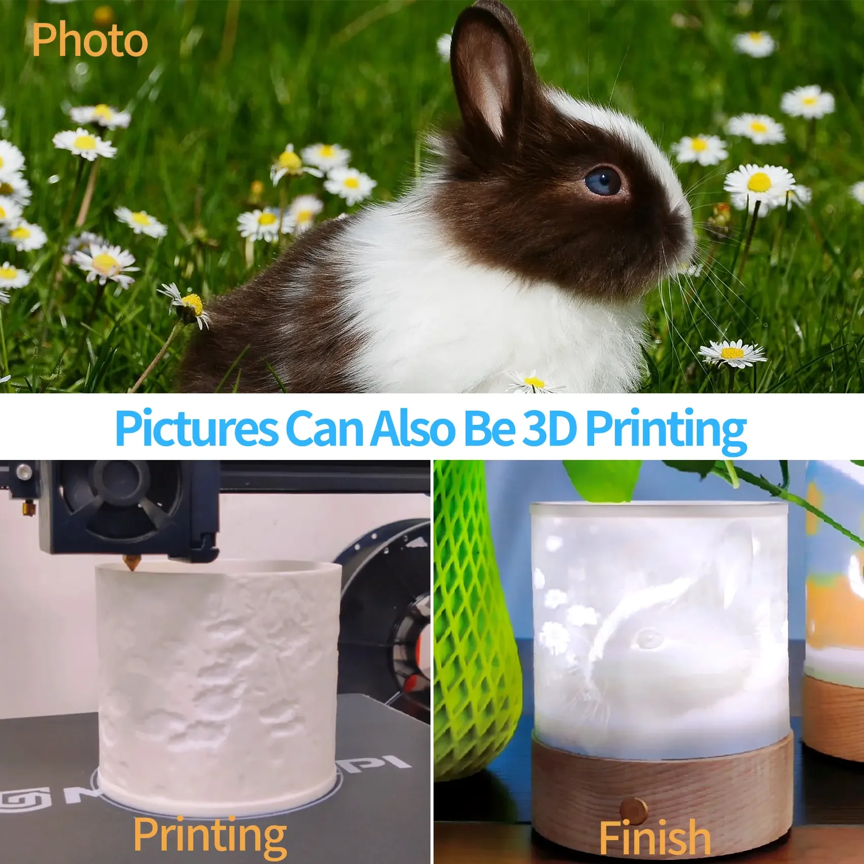 MakerPi P2 Multi Function PLA/ABS/PETG/HIPS/PC 3D-Drucker Dropshipping Test Best Online Shopping 3D Printer Store Sole