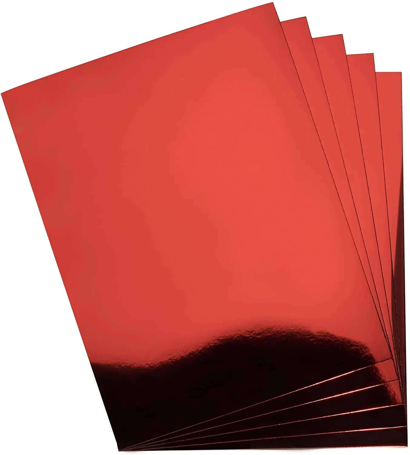 165lbs 5 Assorted Colors Silver Bronze Gold Black Metallic Paper Foil Cardstock