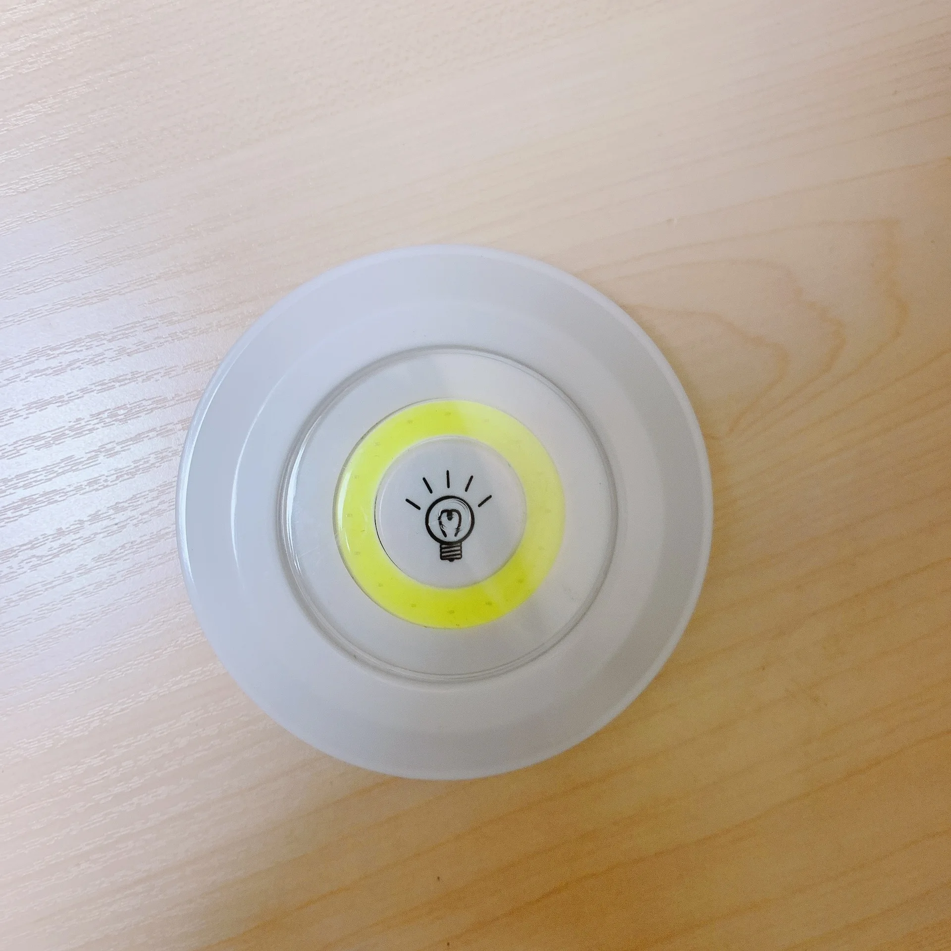 Wireless Indoor Remote control mini wardrobe Closet light COB Cabinet Light Sticky wall lamp