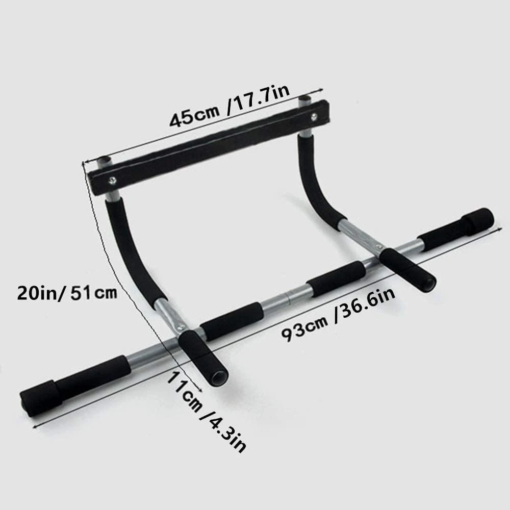 USA Warehouse Free Sample Portable Fitness Handles Solid Pull Up Bars Weight Lifting Exercise bars Body Building Chin up Bar