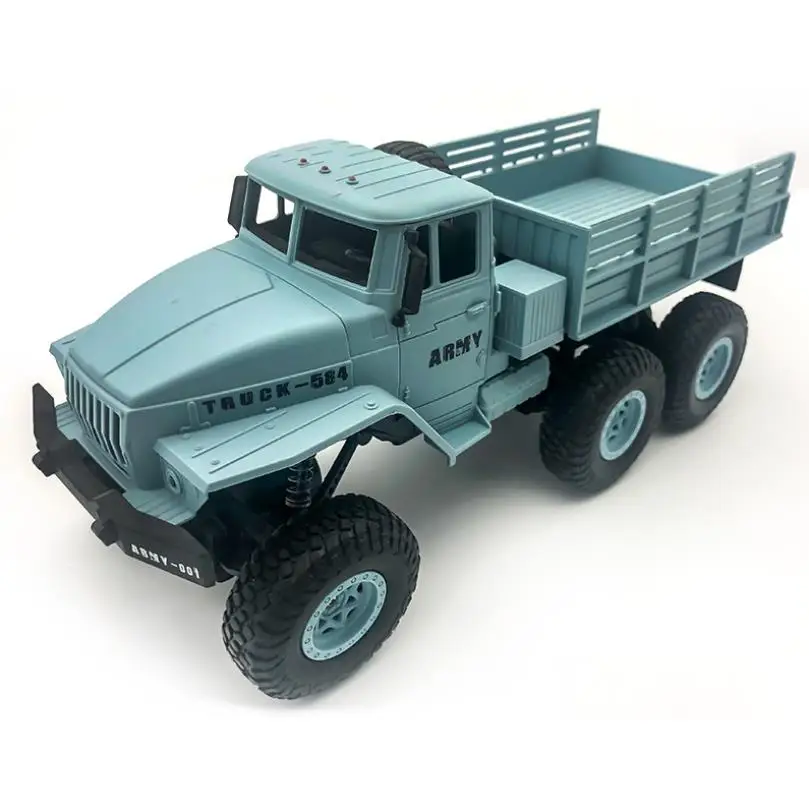 1:18 wireless six-wheel remote control military truck off-road climbing car simulation car model boy toy