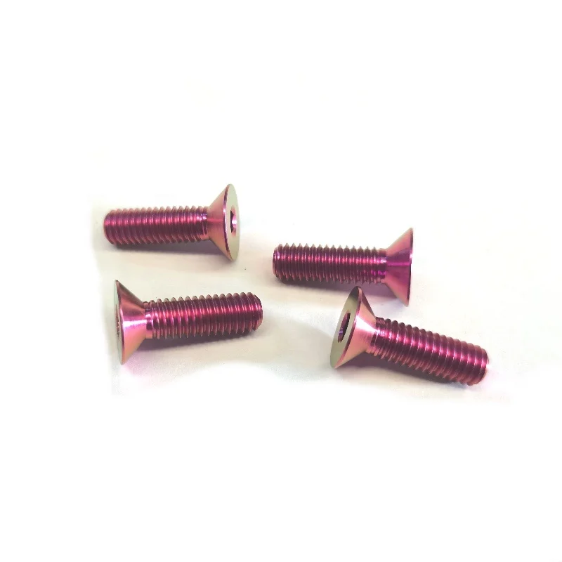 m3 m4 m5 m6 m8 M10 titanium countersunk head bolt screw