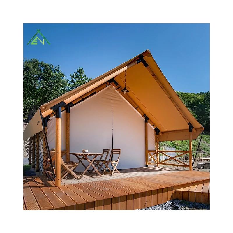Индивидуальная деревянная Кения африканская палатка для сафари Роскошная парусиновая курортная глэмпинг Зажимная кемпинга цены на