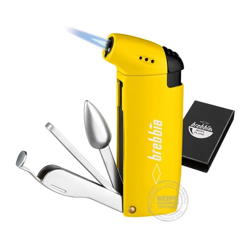 Sedex Audit Custom LOGO Brebbia Feuerzeug mit Jet-Flamme und Pfeifenbesteck Gas Lighter