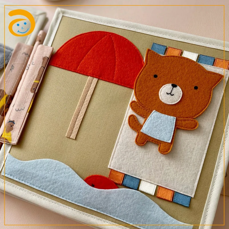 New Arrival Wholesale My Preschool Montessori Sensory Educational Toys Kid Learning Activity DIY Business Felt Busy Quiet Books