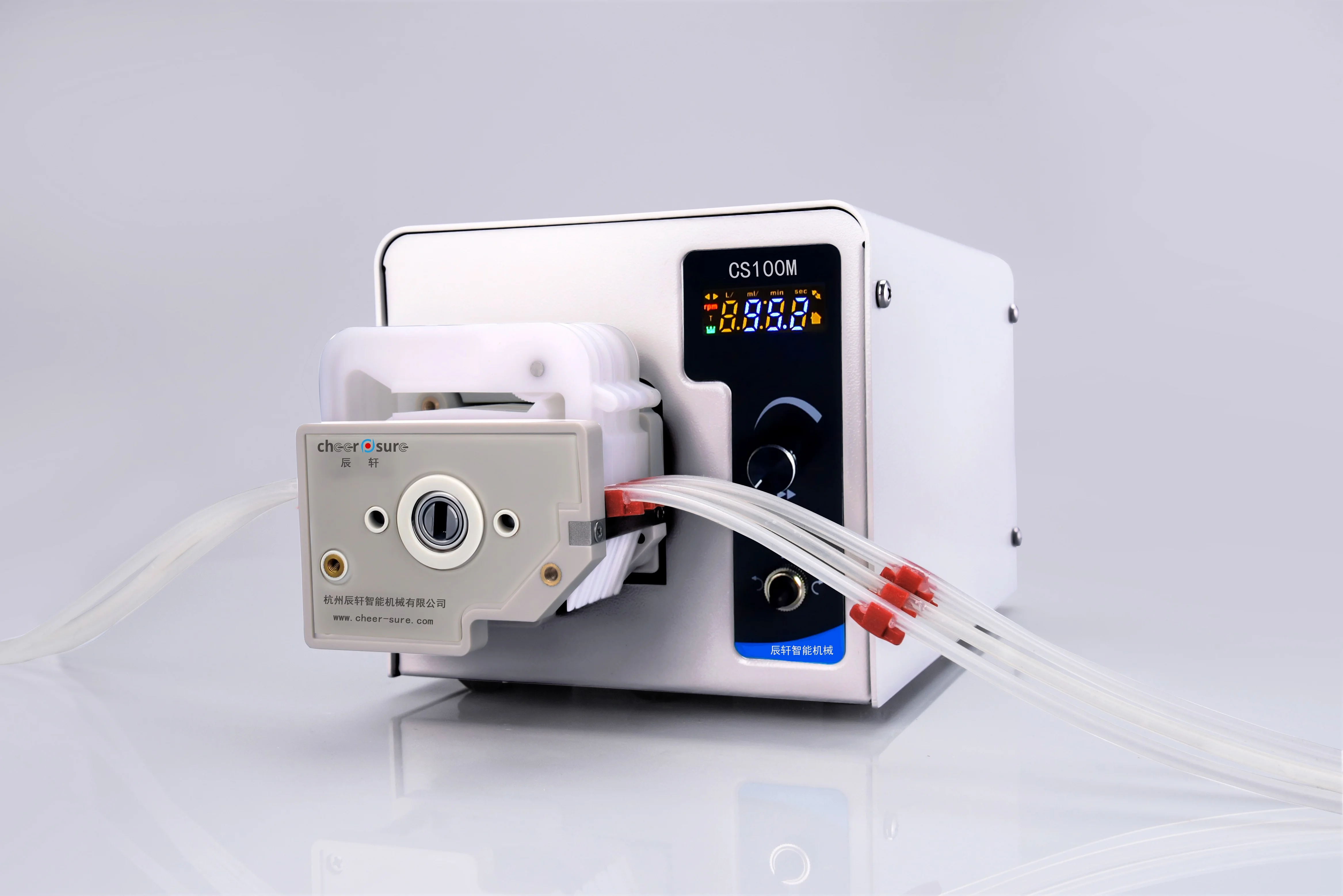 Laboratory Chemical Dosing Liquid Transfer Food Grade Speed Adjustable peristaltic pump