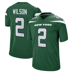 Форма командного клуба Нью-Йорка на заказ, сшитая футболка для американского футбола, Джетт-Грин, игра 2 Уилсон 8 Moore 75 вера-Такер