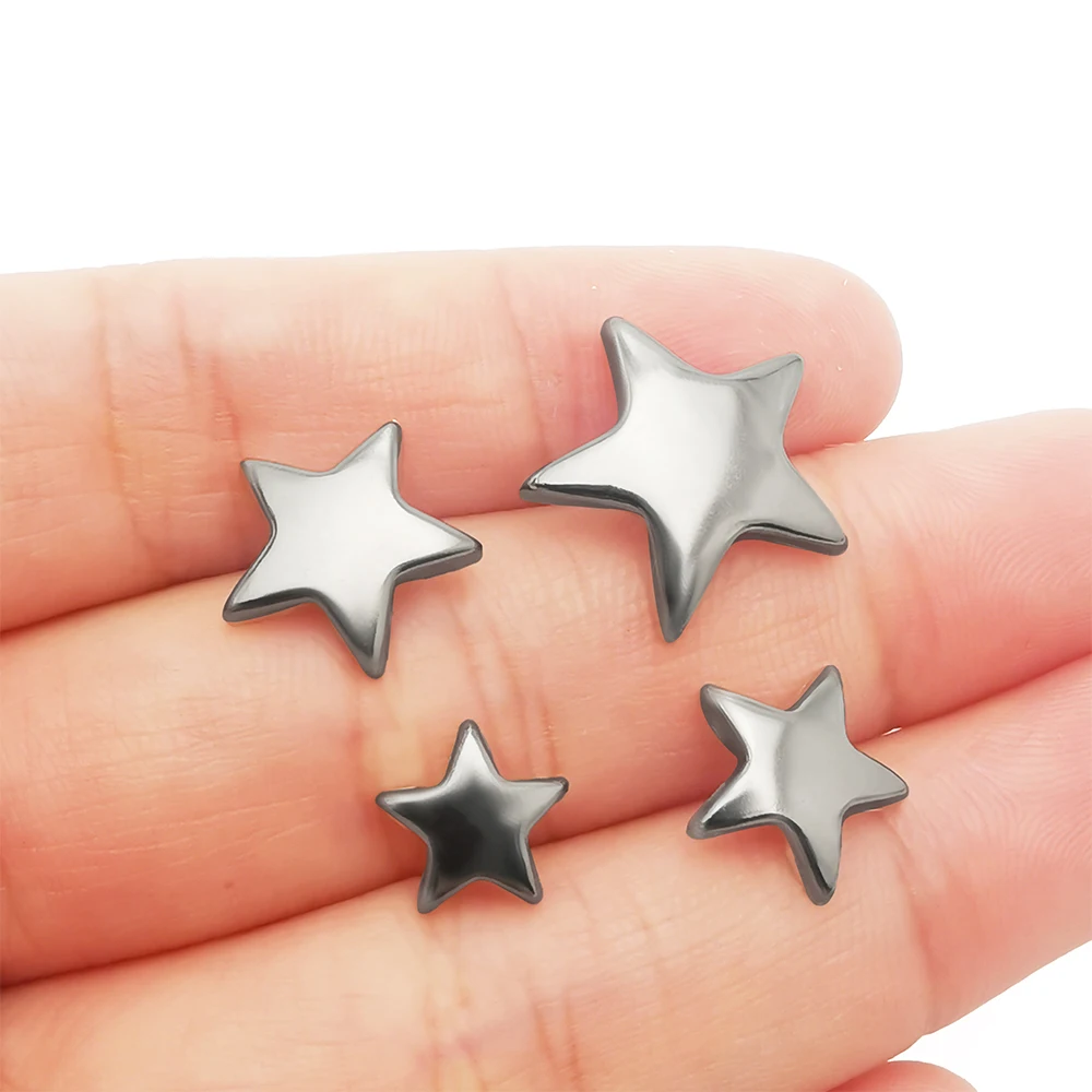 Wholesale Star Snap Rivets For Hat Garment Leather Craft Screw Back Rivets Metal Star Stud