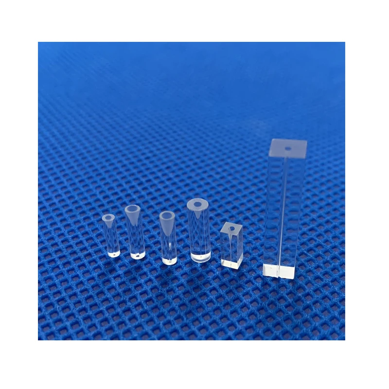 custom made quartz glass capillary tube for optical fiber array