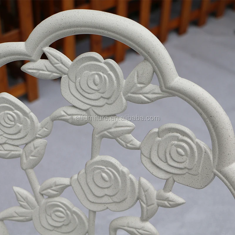 
Rose Cast Aluminum Outdoor 3-Pieces Bistro set Furniture Patio Metal Garden Sets bistro set 