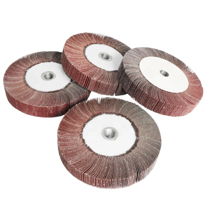 Professional Manufacturer Cheap Tool Abrasive flap wheel for polishing metal wood