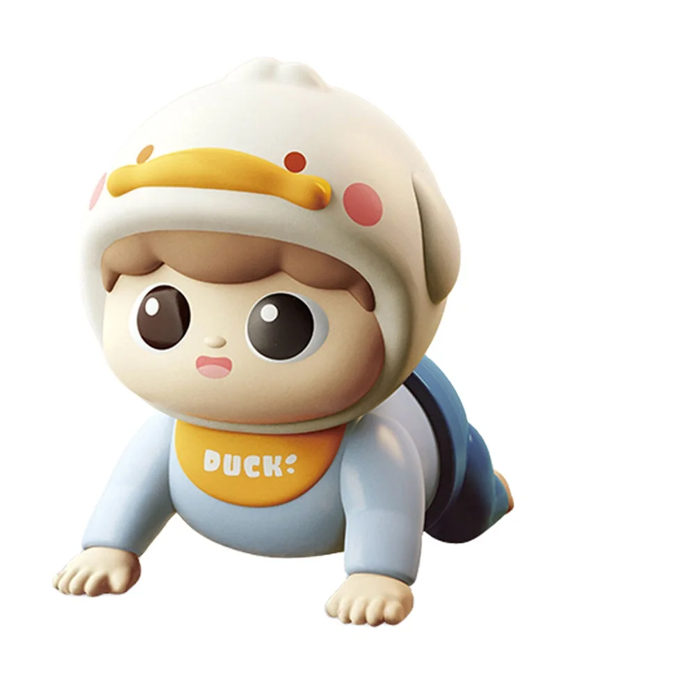 Electric baby learning crawl dolls early education toddle puzzle crawling doll