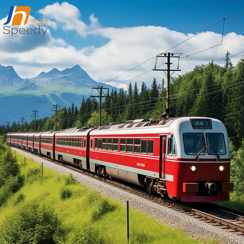 railway shipping agent FBA DDP service fast train shipping China to Germany Bulgaria Spain italy railway freight