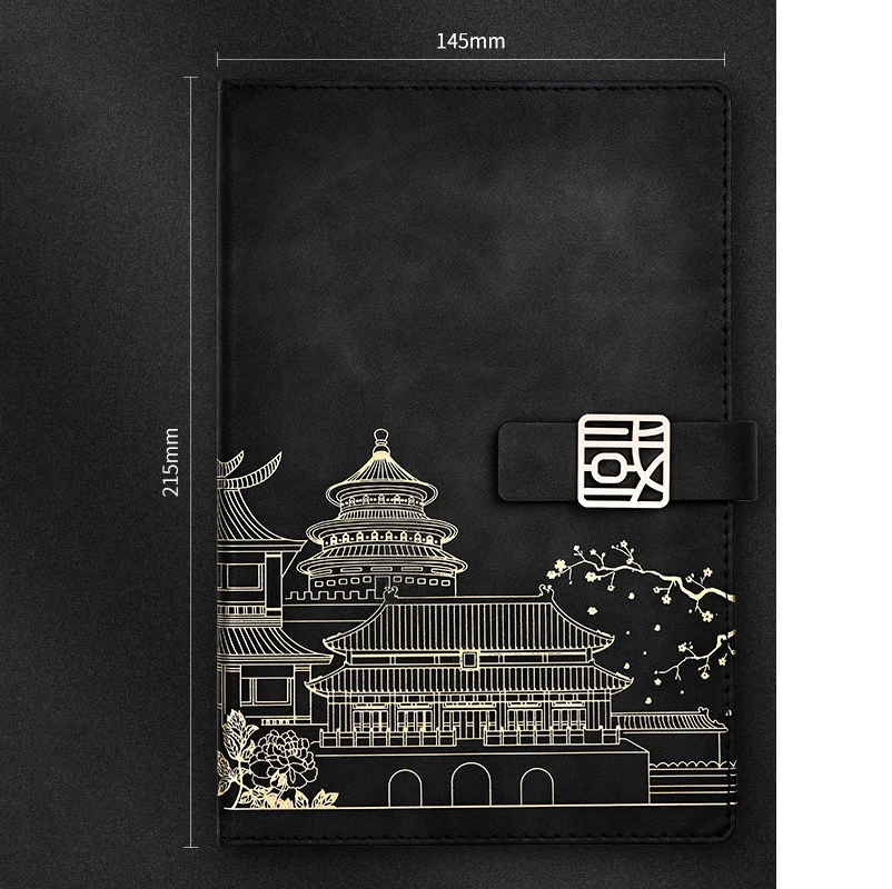 gold foil agenda bts diary smart notebook high quality color edge silver stamping bulk journals