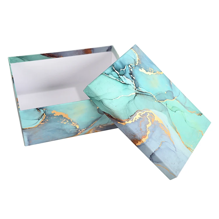 Recyclable Custom  Lid And Base Box High End Rigid Cardboard Flower Rose Packaging Box For Gift Packaging